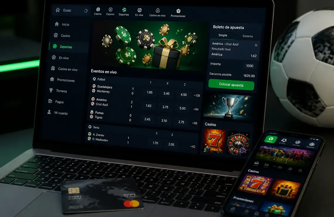 Casino en línea México 2026 apuestas y marcadores